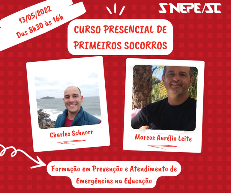 Curso: Primeiros Socorros – Formação em Prevenção e Atendimento de Emergências na Educação