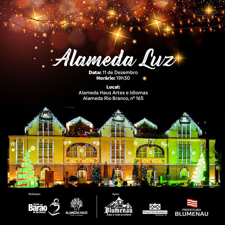 Alameda Luz: Concerto Natalino irá encantar Blumenau